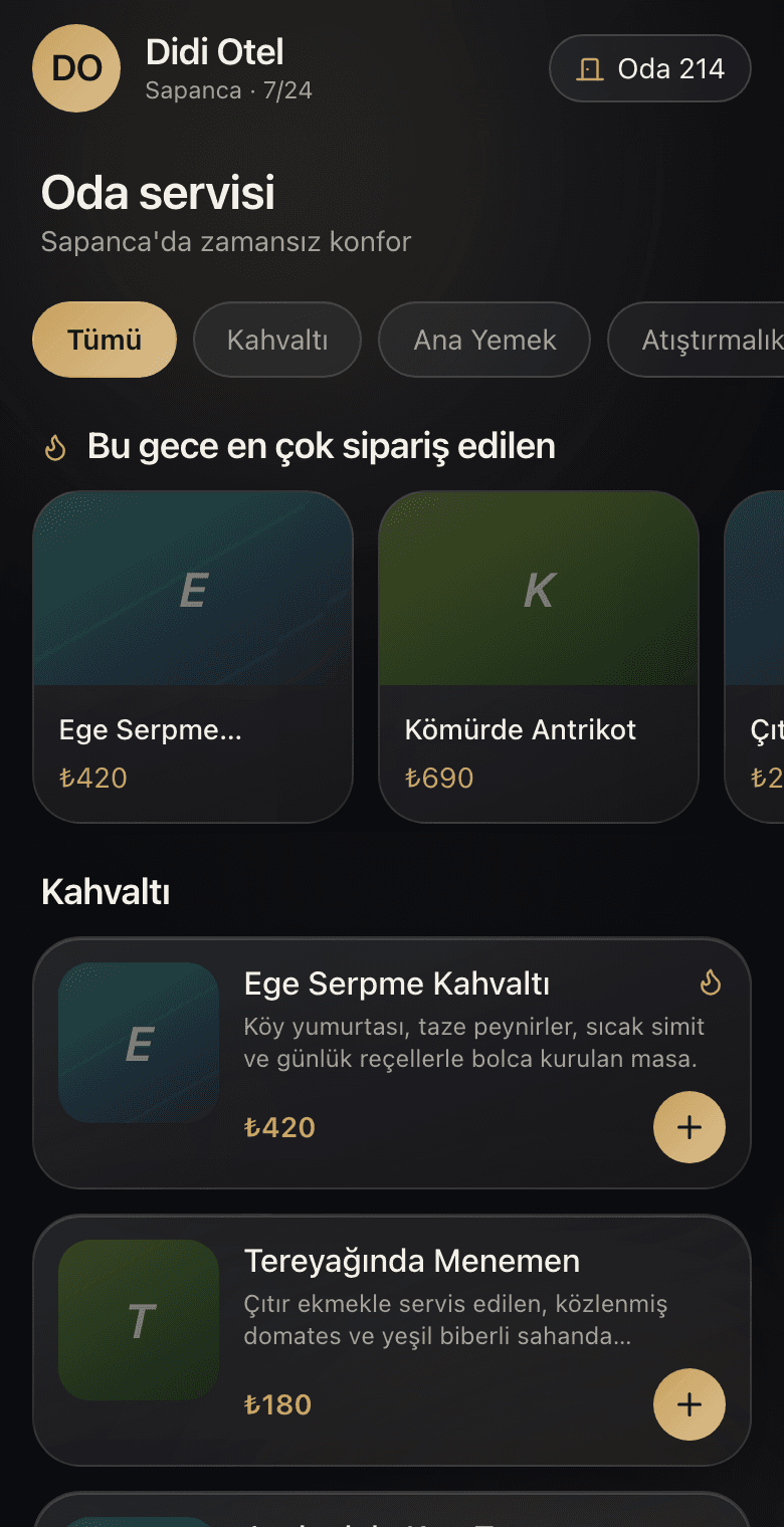 LobiSuite misafir ekranı